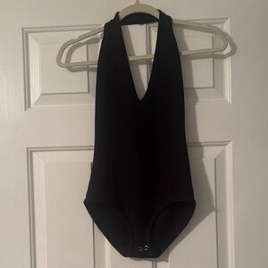 Rue21 Black Womens Halter Bodysuit One-Piece